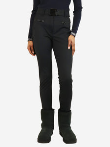 Goldbergh Black Pippa long ski pants - size UK 8