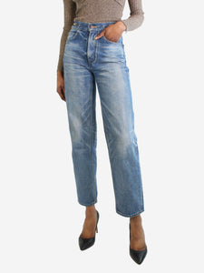 Celine Blue straight-leg jeans - size UK 6