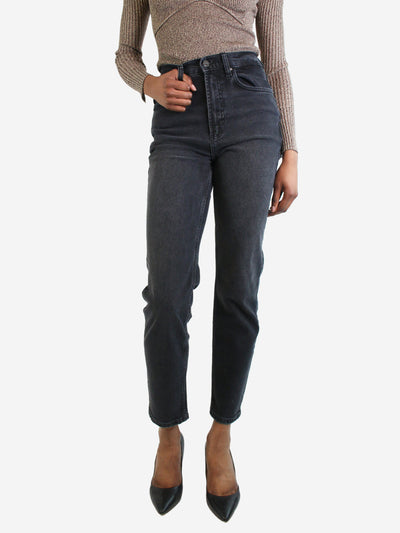 Grey slim-leg jeans - size UK 6 Trousers Anine Bing 