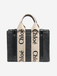 Chloe Grey small Woody tote bag