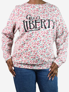 Gucci Pink Liberty floral jumper - size M