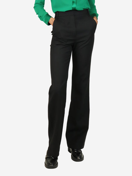 Black wool-blend trousers - size UK 6 product image