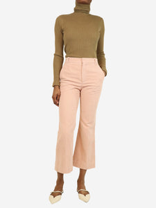 Chloe Misty pink corduroy trousers - UK 6