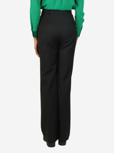 Camilla and Marc Black wool-blend trousers - size UK 6