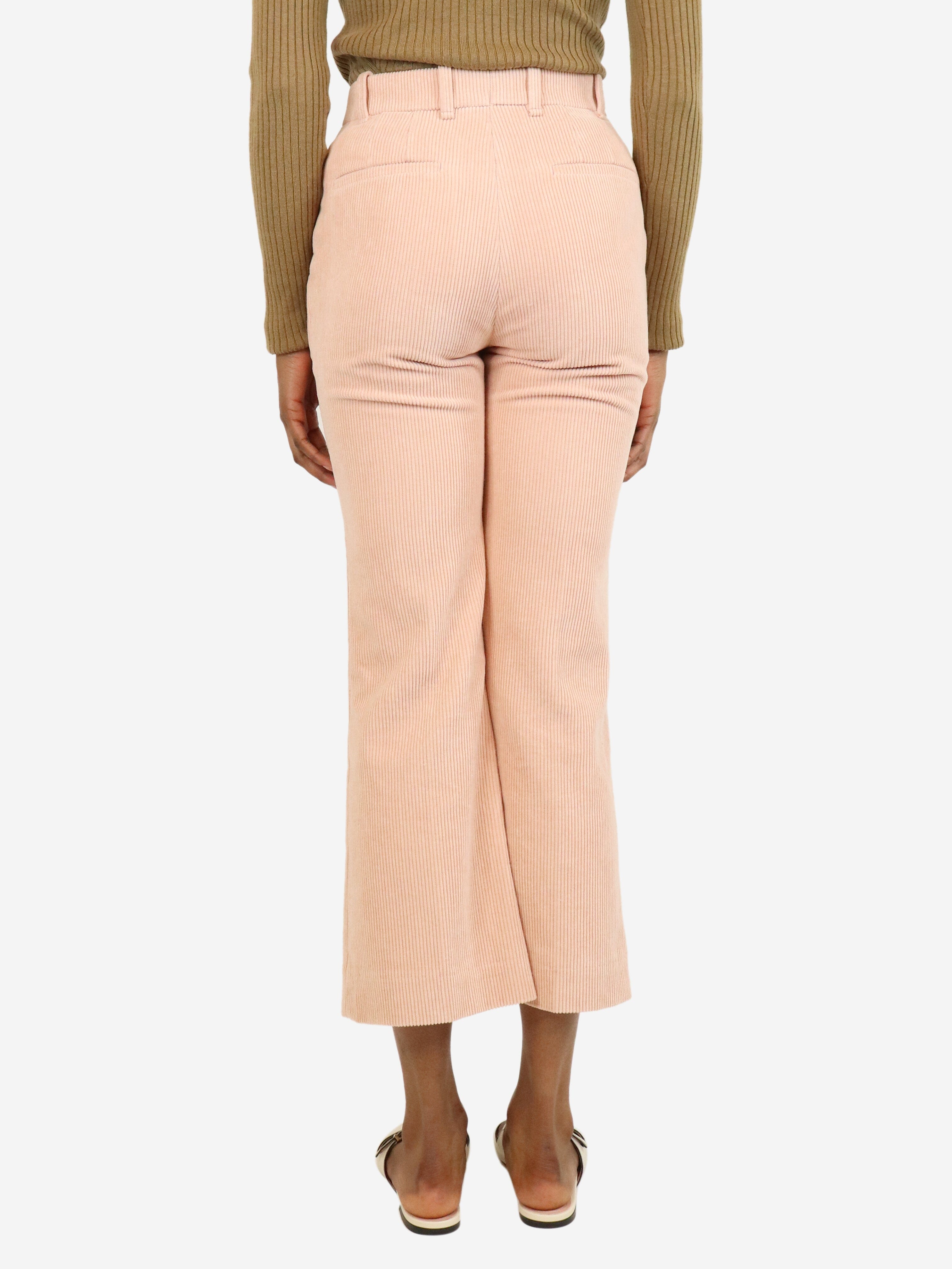 Misty pink corduroy trousers - UK 6 Trousers Chloe 
