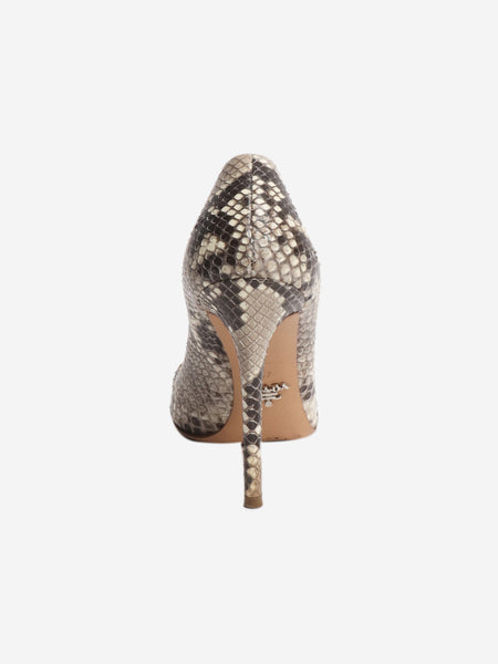 Brown reptile heels - size EU 37 (UK 4) alternate image