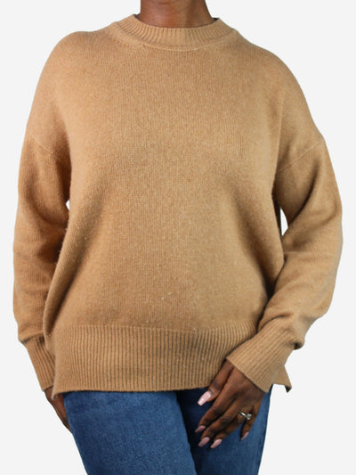 Brown round-neck jumper - size DE 38 Knitwear Jil Sander 