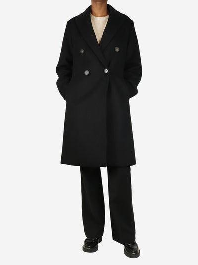 Black double-breasted wool-blend coat - size XS Coats & Jackets Vince 