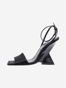 The Attico Black Cheope sandals - size EU 36