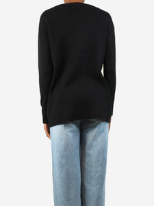 James Perse Black cashmere jumper - size XS