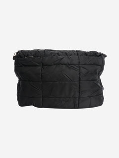 Black nylon puffer messenger bag Shoulder bags Prada 