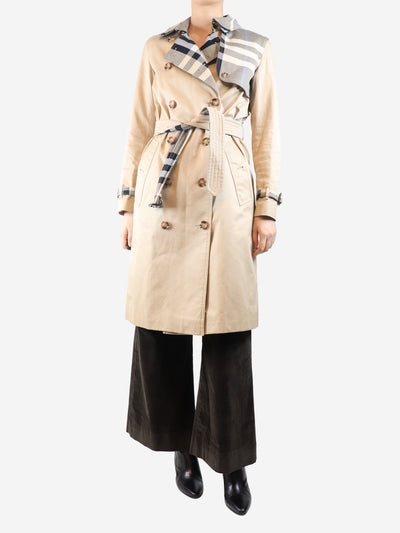 Brown nova check coat - size UK 8 Coats & Jackets Burberry 