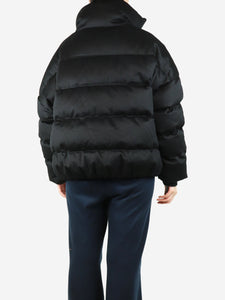 Soft Goat Black wool-blend puffer jacket - size S