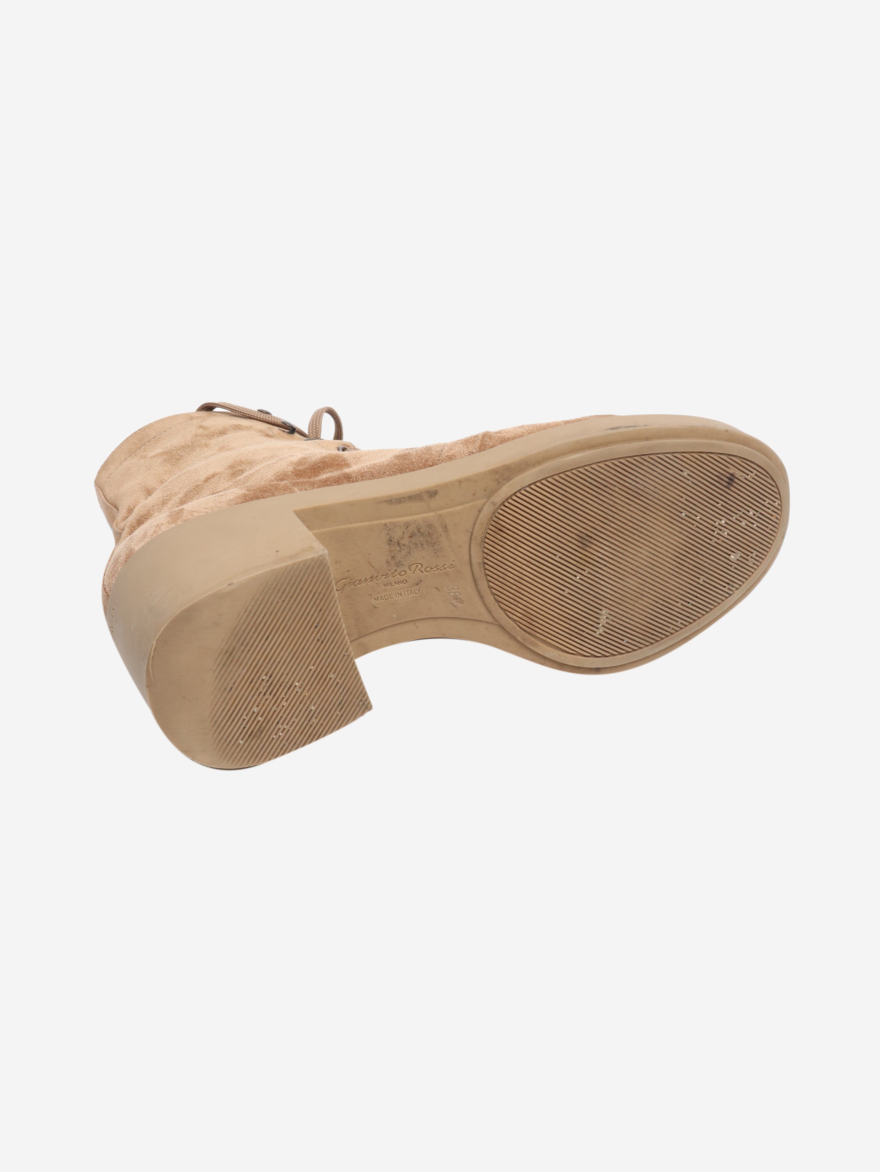 Camel Foster boots - size EU 38.5 Boots Gianvito Rossi 