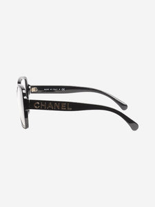 Chanel Black square-framed sunglasses