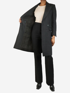 Stella McCartney Grey wool coat - size UK 2