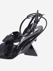 The Attico Black Cheope sandals - size EU 36