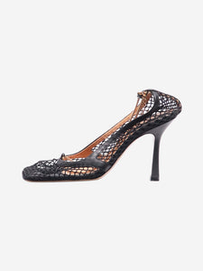 Bottega Veneta Black Stretch pump heels - size EU 36