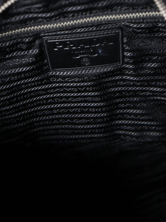 Black nylon puffer messenger bag Shoulder bags Prada 