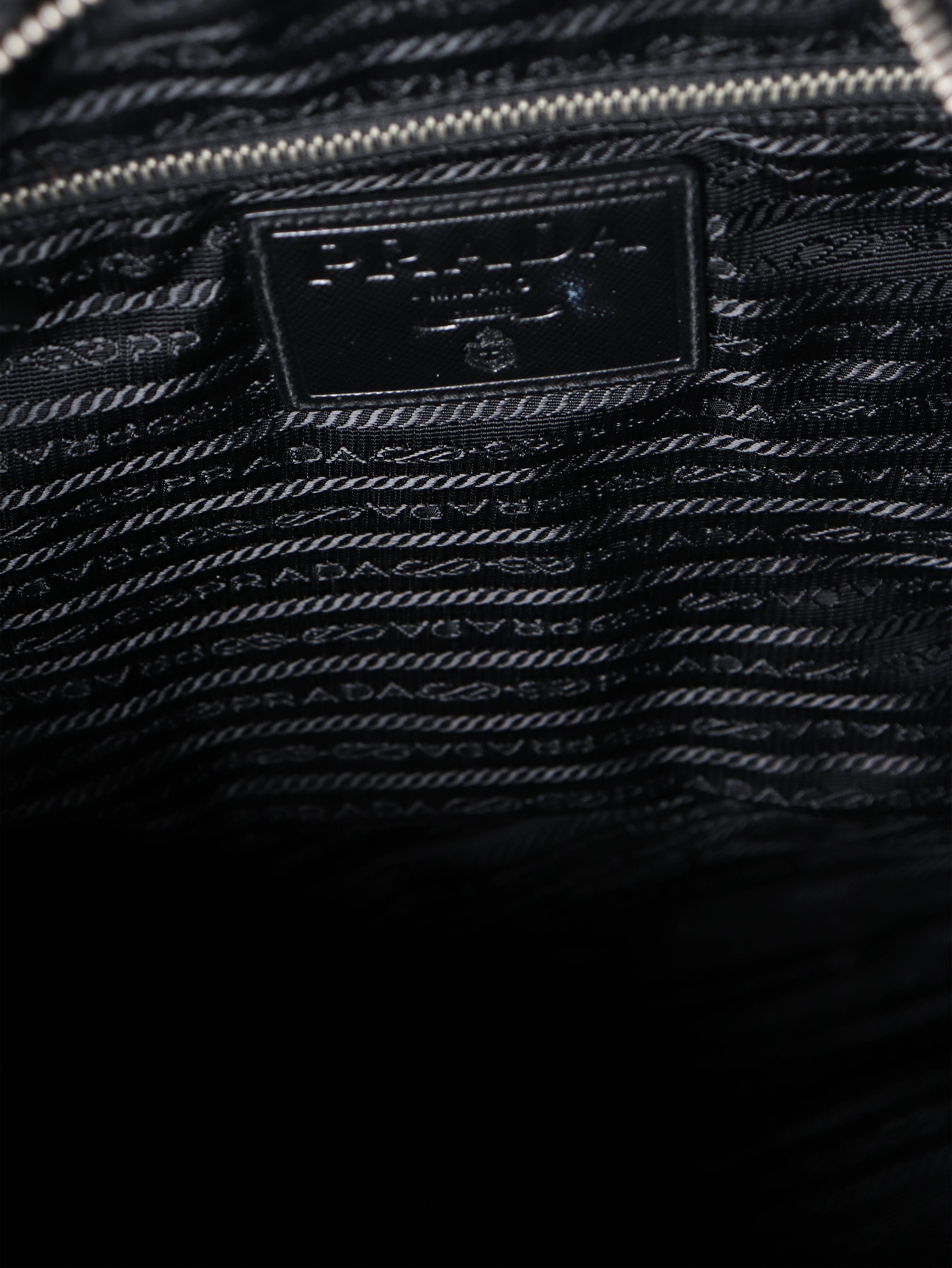 Black nylon puffer messenger bag Shoulder bags Prada 