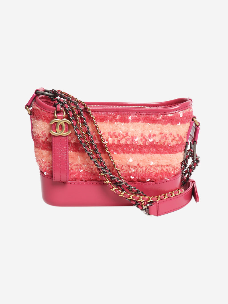 Pink 2017 small sequin Gabrielle bag