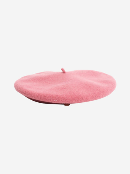 Pink wool beret alternate image