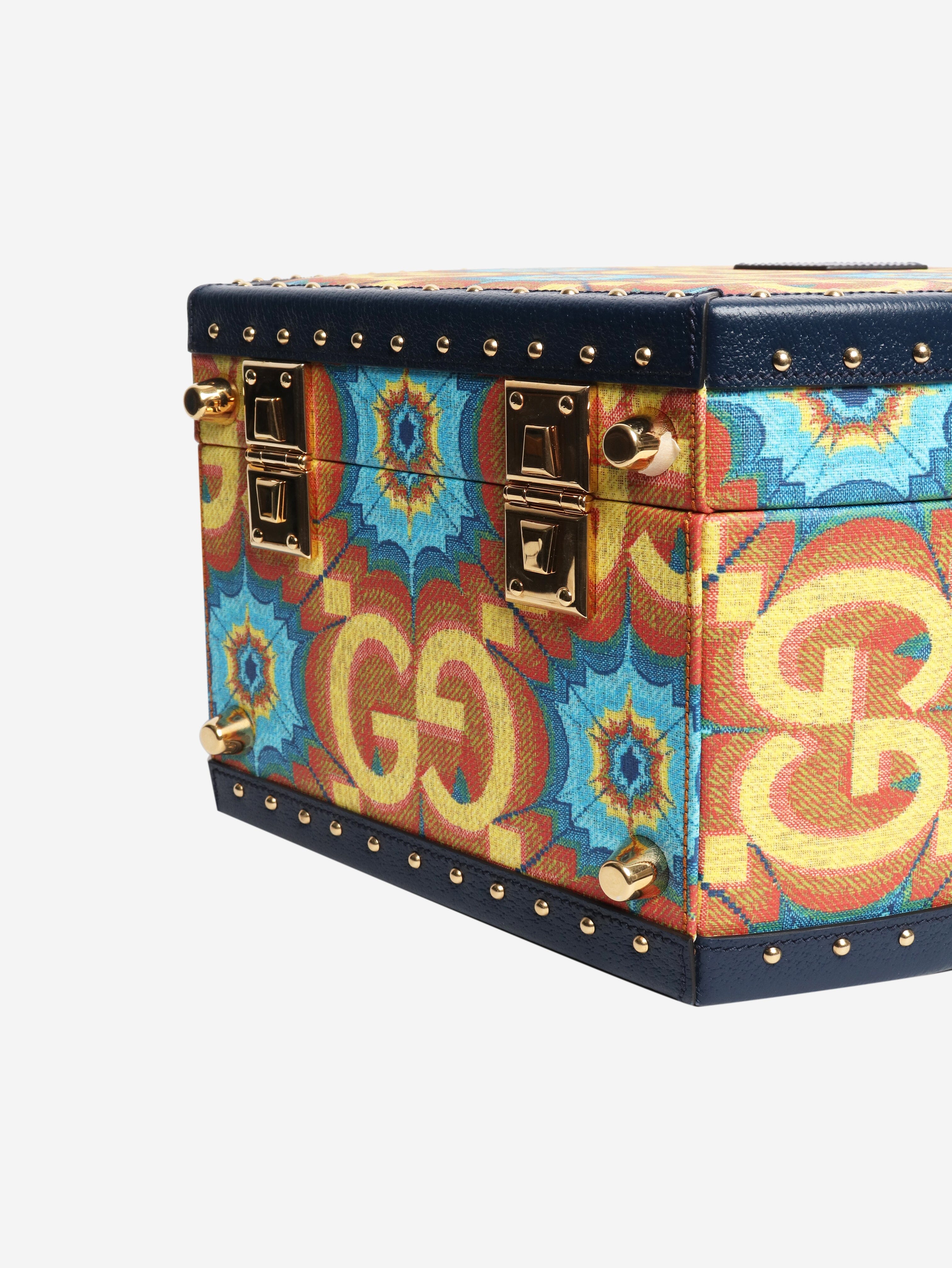 Orange GG Kaleidoscope beauty trunk Shoulder bags Gucci 