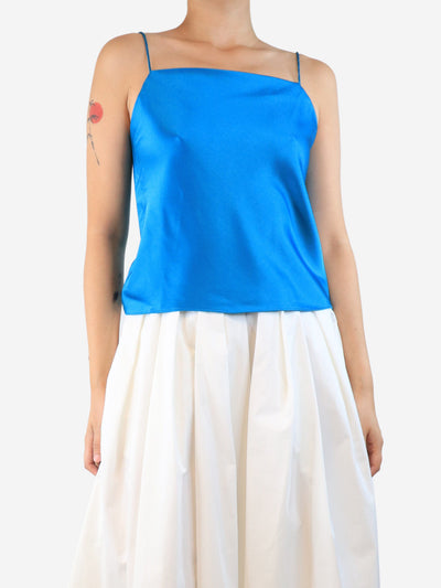 Blue satin cami top - size S Tops Alice + Olivia 