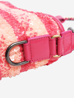 Pink 2017 small sequin Gabrielle bag