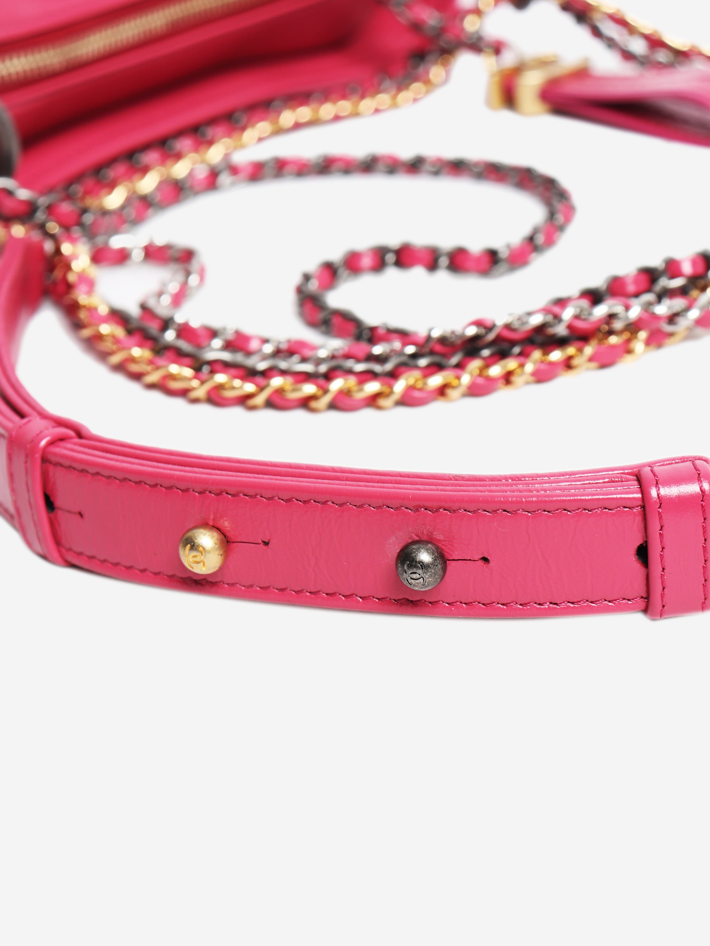 Pink 2017 small sequin Gabrielle bag