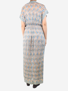Missoni Blue sleeveless cardigan and jumpsuit set - size UK 10