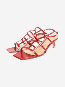 Gianvito Rossi Nuit rouge Mondry 55 kitten heels - size EU 41