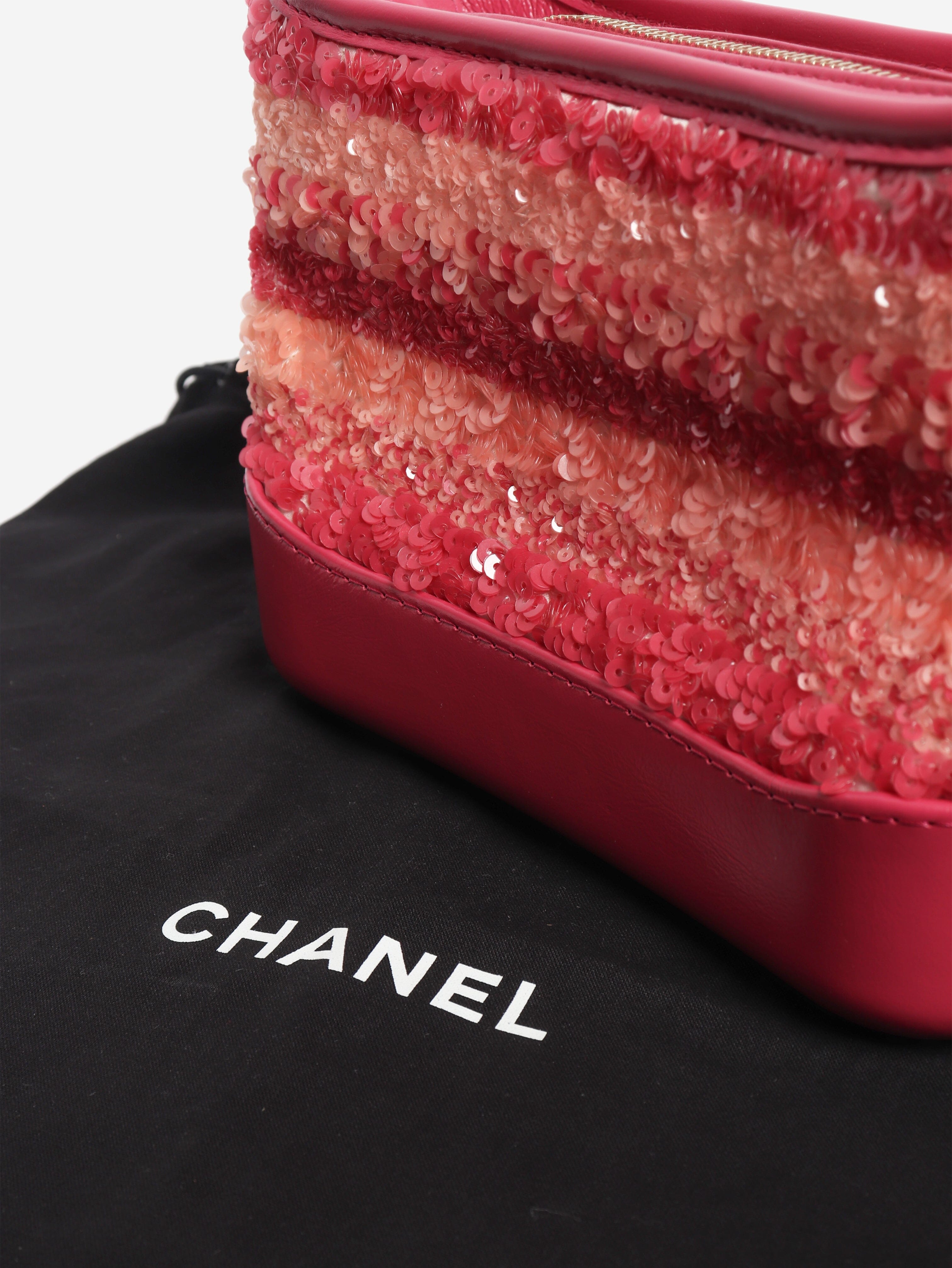 Pink 2017 small sequin Gabrielle bag