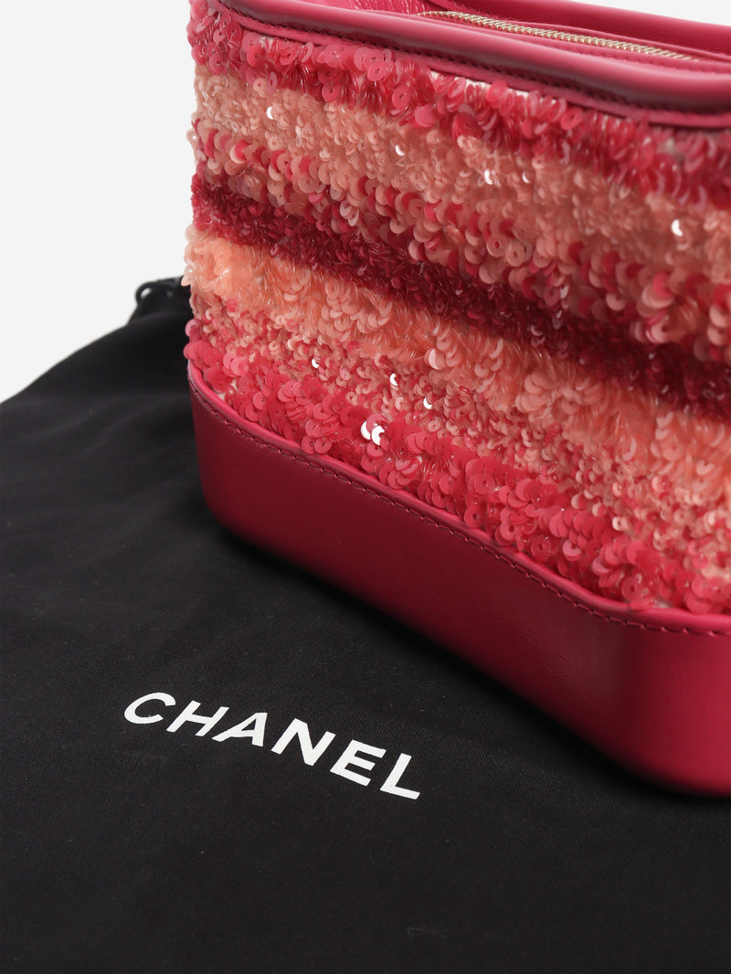 Pink 2017 small sequin Gabrielle bag