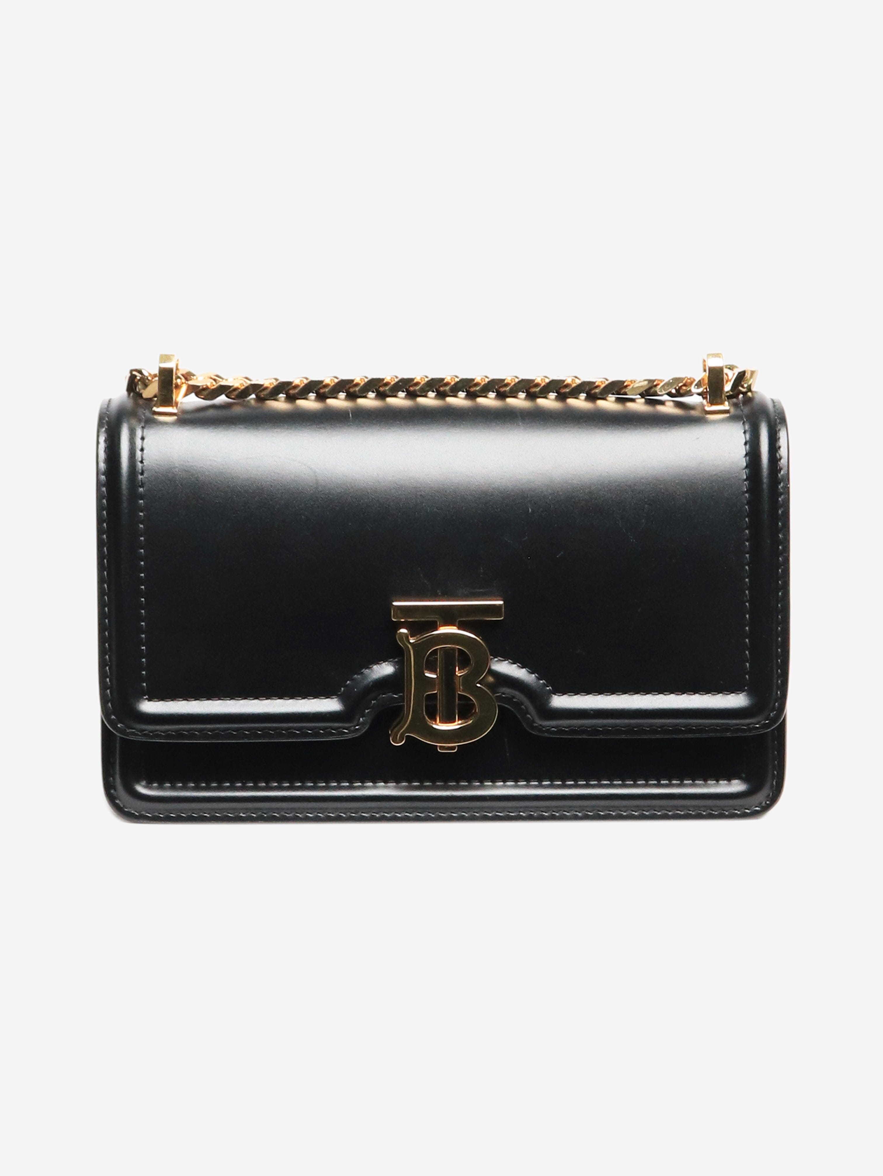 Black mini leather TB Bag Shoulder bags Burberry 