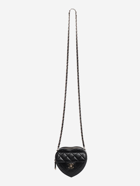 Black 2021 lambskin heart bag alternate image