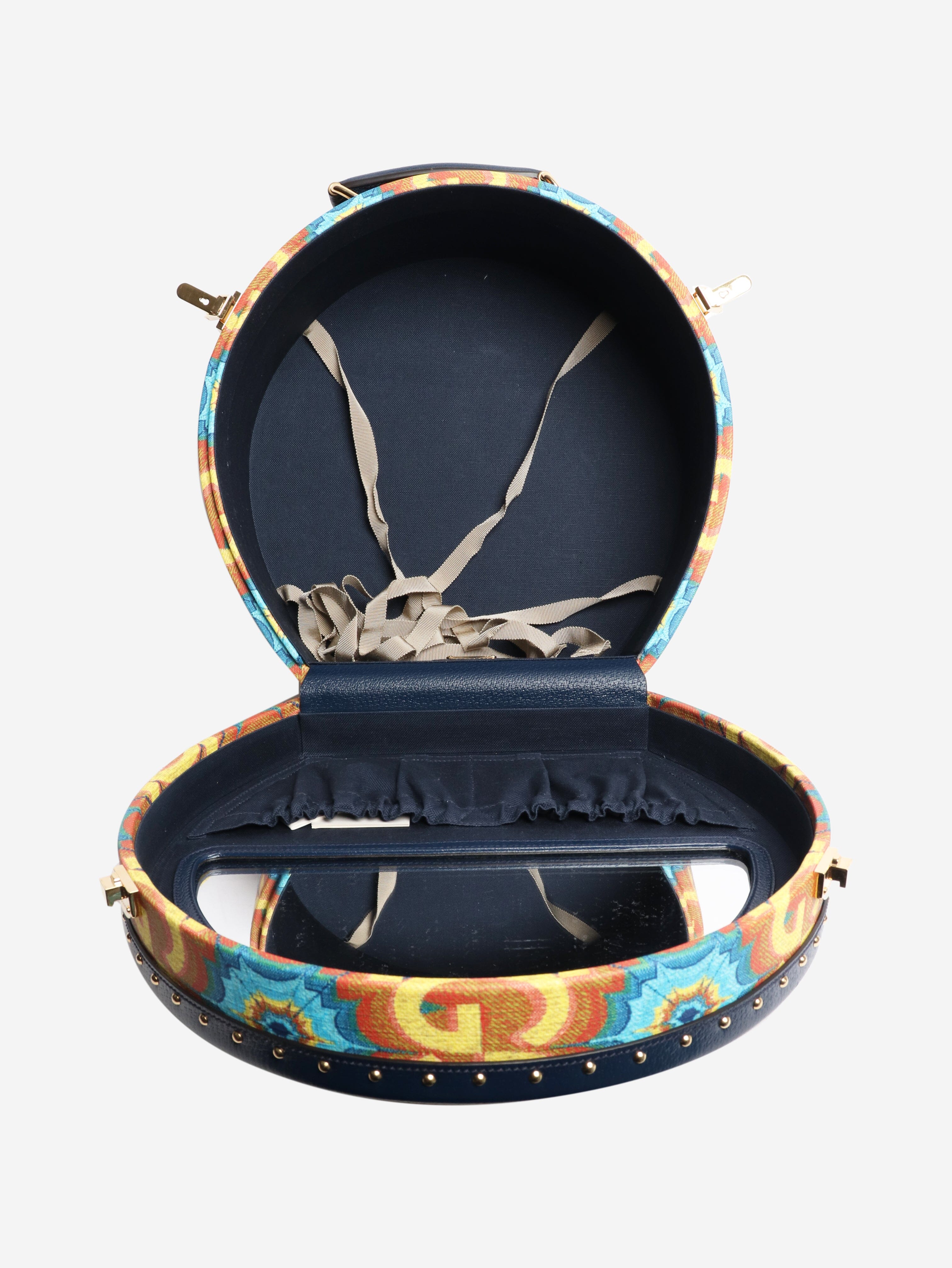 Orange GG Kaleidoscope beauty trunk Shoulder bags Gucci 