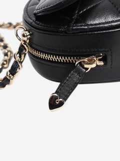 Black 2021 lambskin heart bag