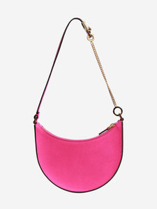 Valentino Neon pink V-Logo signature mini shoulder bag