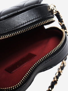 Black 2021 lambskin heart bag