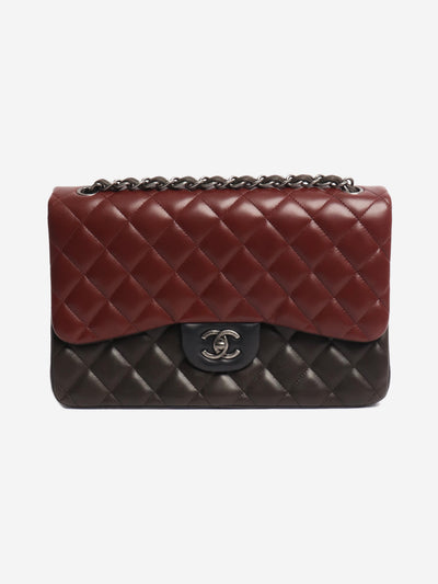 Tri-Color 2013 jumbo lambskin Classic double flap shoulder bag Shoulder bags Chanel 