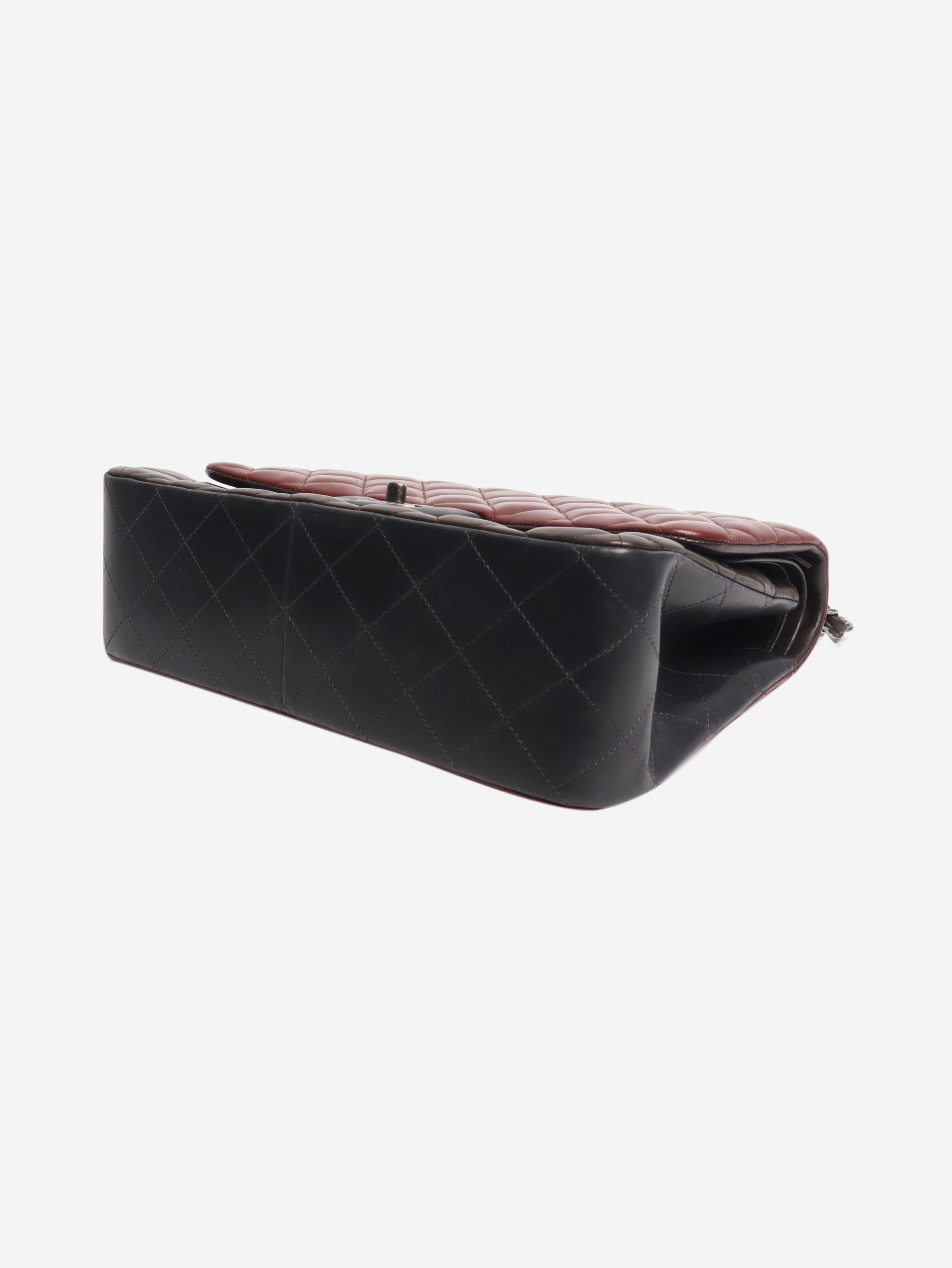 Tri-Color 2013 jumbo lambskin Classic double flap shoulder bag Shoulder bags Chanel 