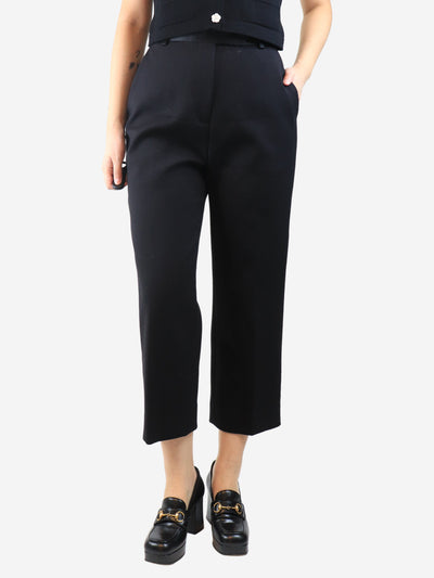 Black tux trousers - size UK 14 Trousers Khaite 