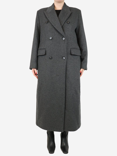 Graphite Banie wool boyfriend coat - size One Size Coats & Jackets Marcela 