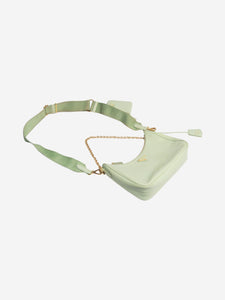 Prada Mint green Hobo Re-Edition 2005 Saffiano bag