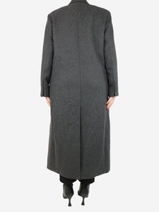 Marcela Graphite Banie wool boyfriend coat - size One Size