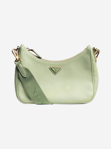 Prada Mint green Hobo Re-Edition 2005 Saffiano bag