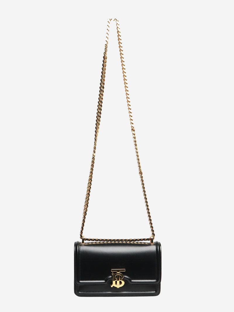 Black mini leather TB Bag Shoulder bags Burberry 