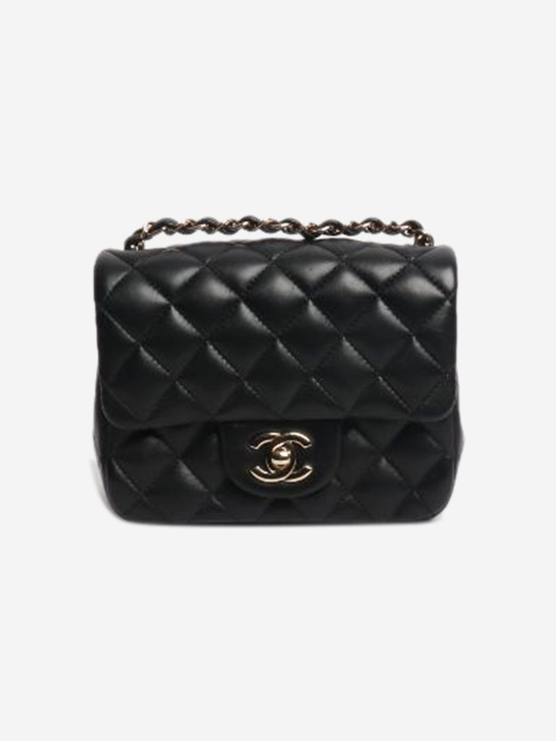 Black 2020 mini lambskin quilted Classic Single Flap bag Cross-body bags Chanel 