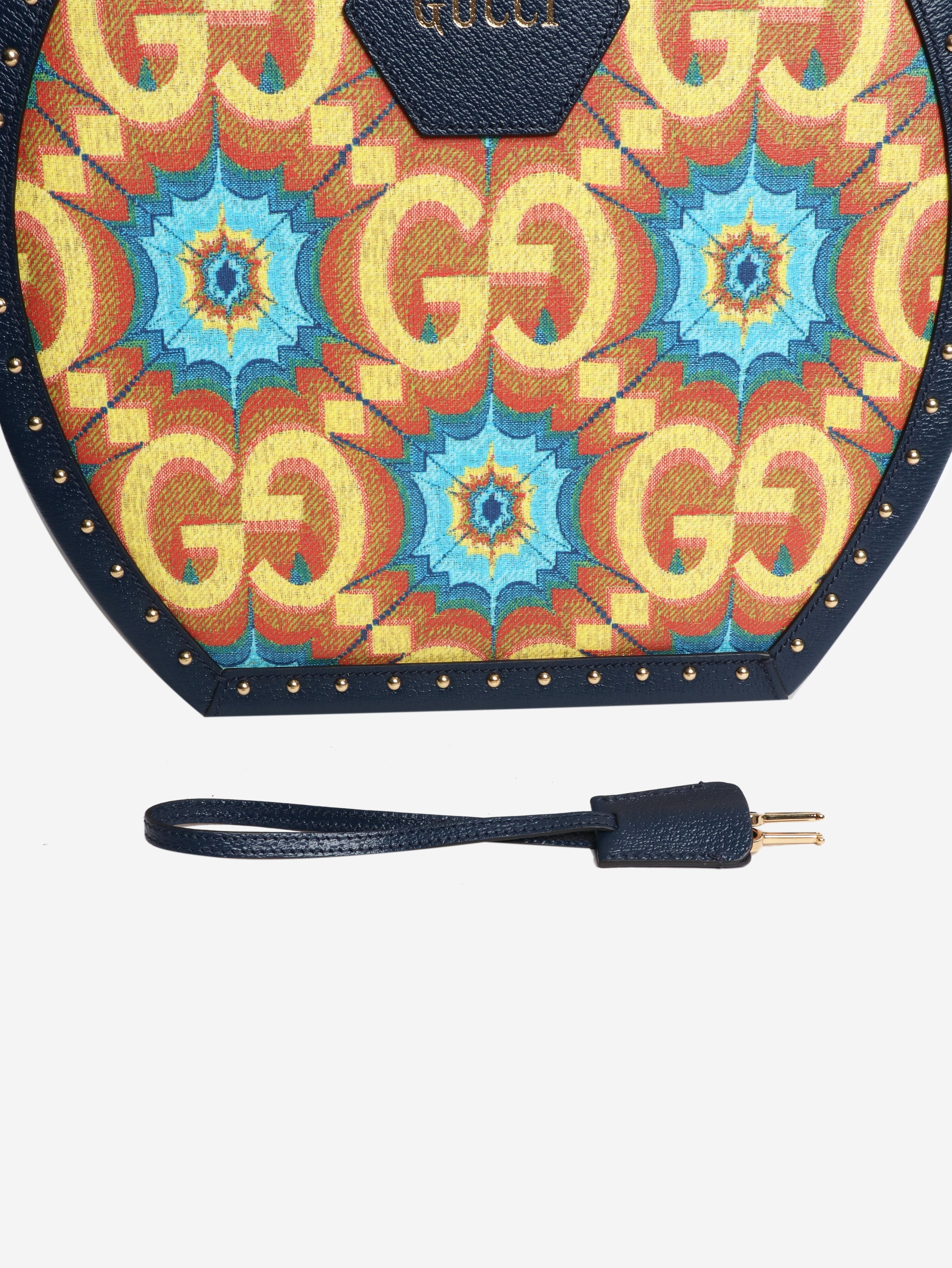 Orange GG Kaleidoscope beauty trunk Shoulder bags Gucci 